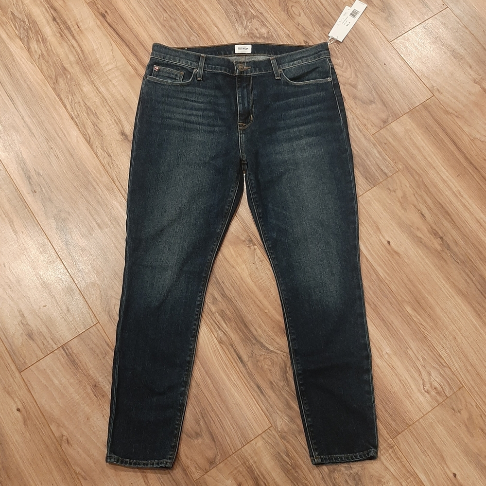 NWT Hudson LA Midrise Natalie Super Skinny Blue Jeans 32 12